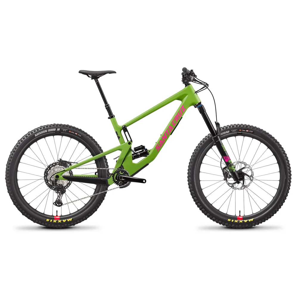 Image of Santa Cruz Nomad C XT Reserve 27.5 Mountain Bike 2022 Green Adder